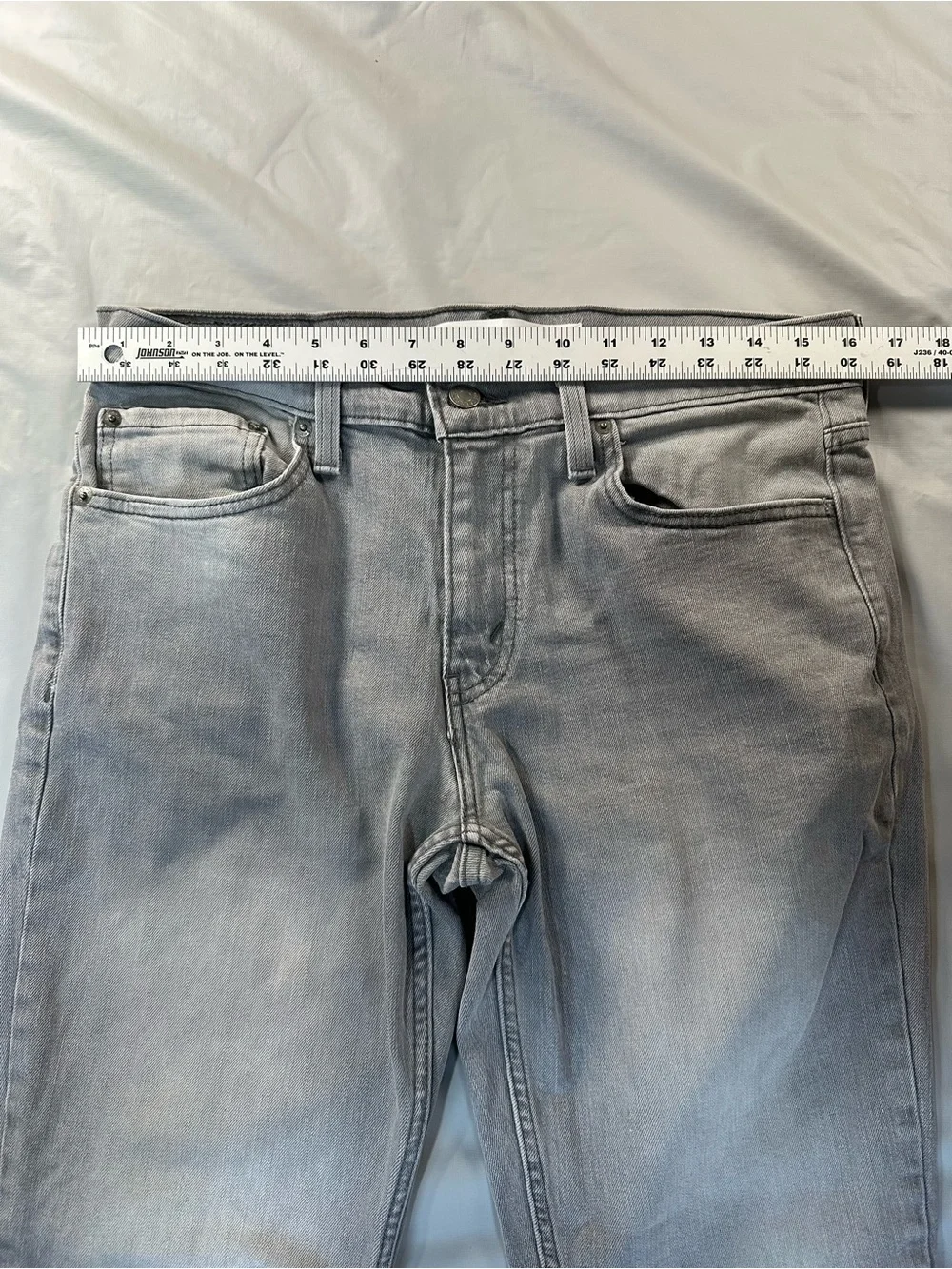 Signature by Levi Strauss Men's Gray Bootcut Jeans 33x32
